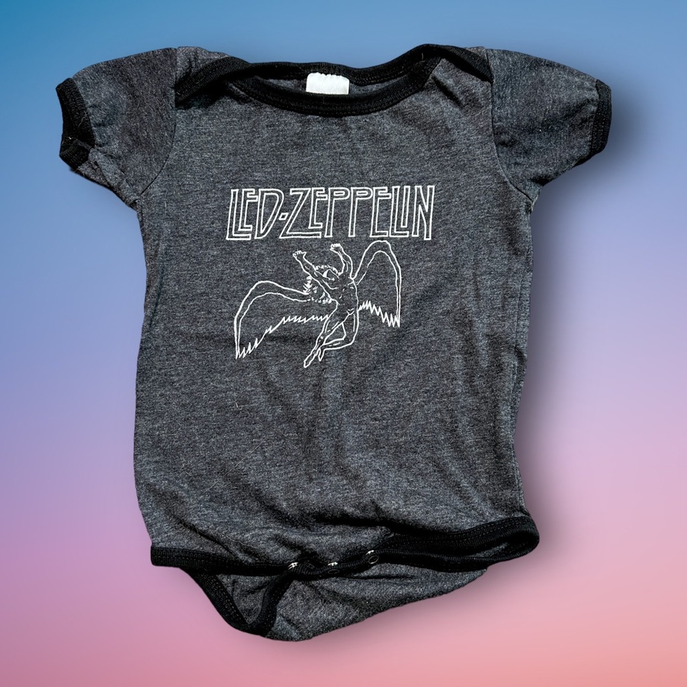 Led Zeppelin Baby Onesie, 6-12 months